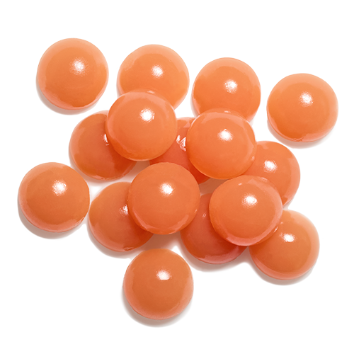 Group of pink pearls of Guava Nectar Gelée